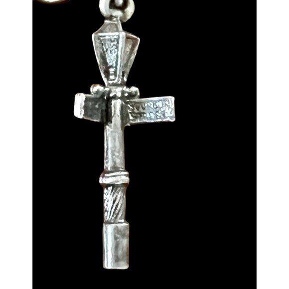 Sterling Silver Charm Bracelet W/ Pinecone Mug Clover & State Charms VTG 6.25” L - Picture 9 of 15